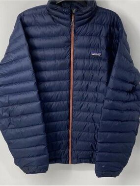 Patagonia Men’s XL Ultralight Down Jacket Navy Blue
